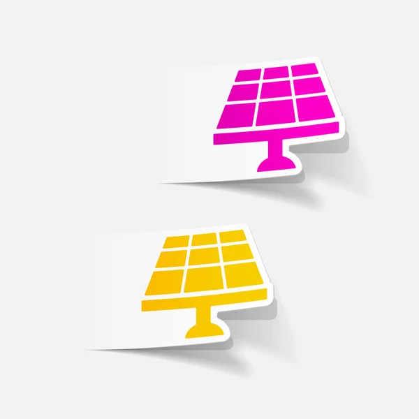 Solar battery icon — Stock Vector