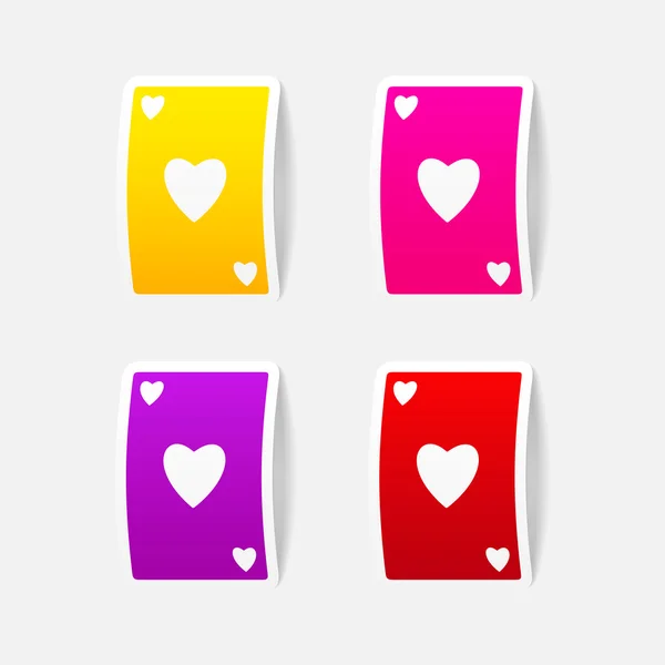 Playing card icon — Stock Vector