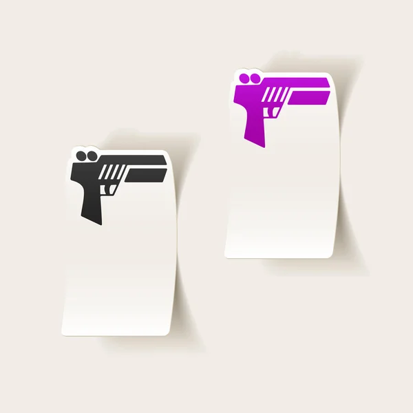 Gun game pictogram — Stockvector