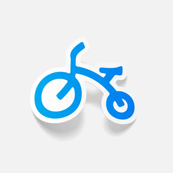 Childrens bike icon — Stock Vector