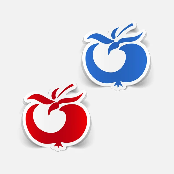 Icono de tomate — Vector de stock