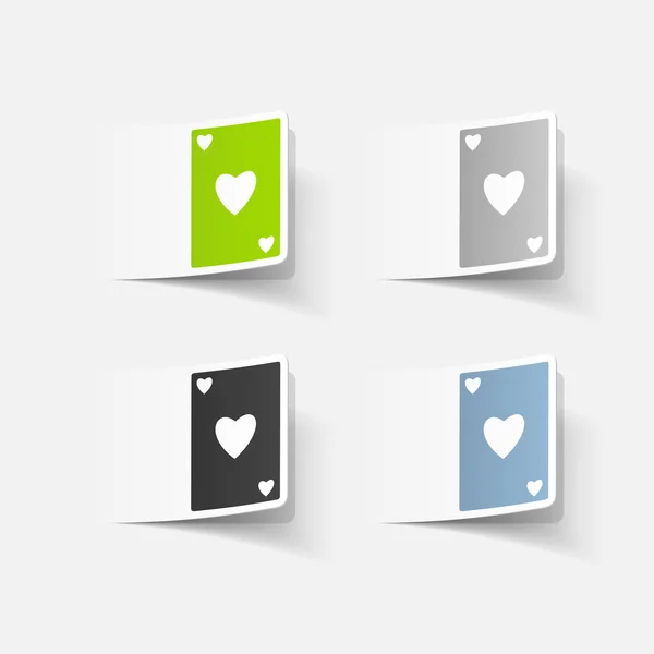 Playing card icon — Stock Vector