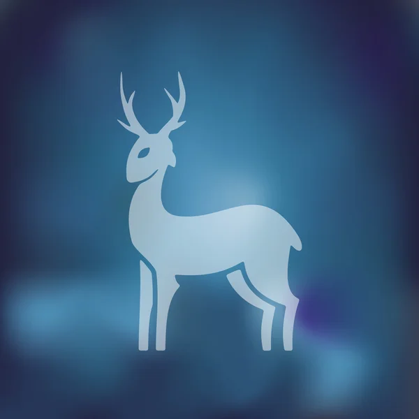 Ikona jelenia — Wektor stockowy