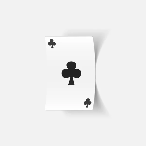 Ícone de cartão de jogar —  Vetores de Stock