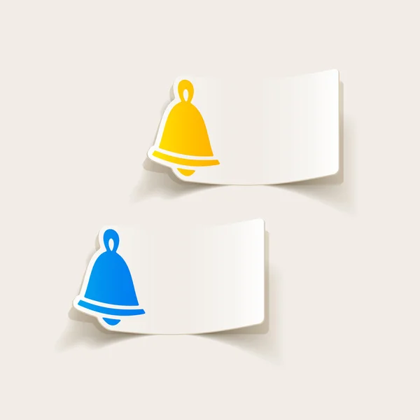 Christmas bell icon — Stock Vector