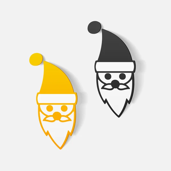 Kerstman pictogram — Stockvector