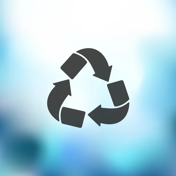 Symbolbild recyceln — Stockvektor