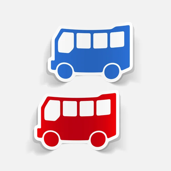 Bus pictogram — Stockvector