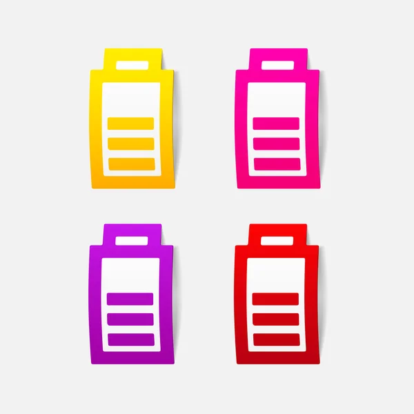 Charge the battery icon — Stock Vector