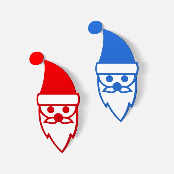 Kerstman pictogram — Stockvector