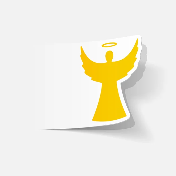 Angel pictogram — Stockvector