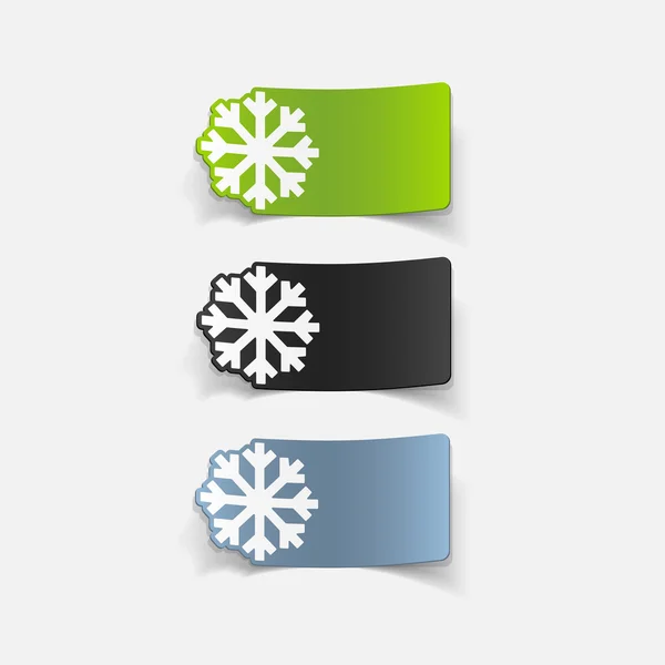 Snowflake icon — Stock Vector