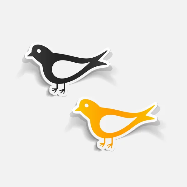 Icono de pájaro — Archivo Imágenes Vectoriales