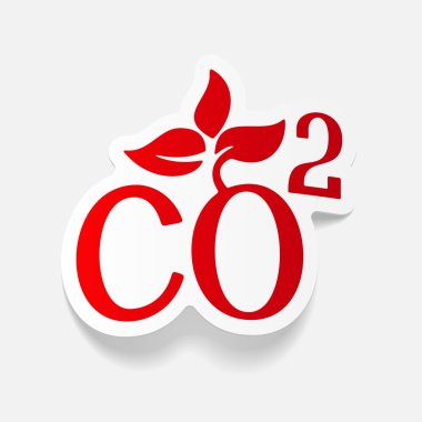 CO2 işareti dioksit simgesi