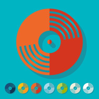 Vinil kayıt simgesi