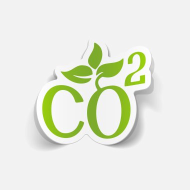 CO2 işareti dioksit simgesi