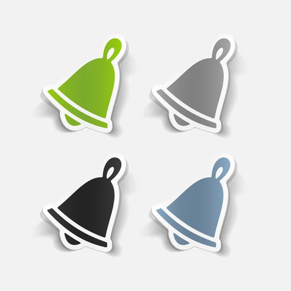 Campanilla de Navidad icono — Vector de stock