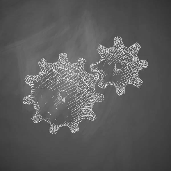 Cogwheel піктограму — стоковий вектор