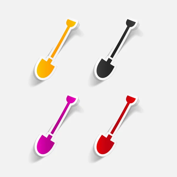 Shovel icon — Stock Vector