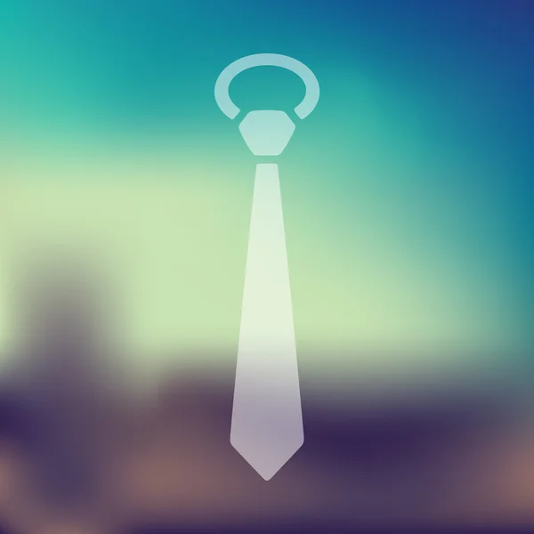 Tie icon blurred — Stock Vector