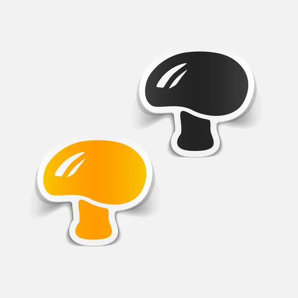 Mushroom pictogram — Stockvector