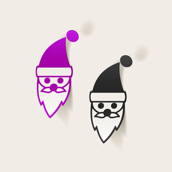 Santa Claus icon — Stock Vector