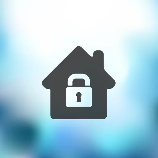 House icon blurred — Stock Vector