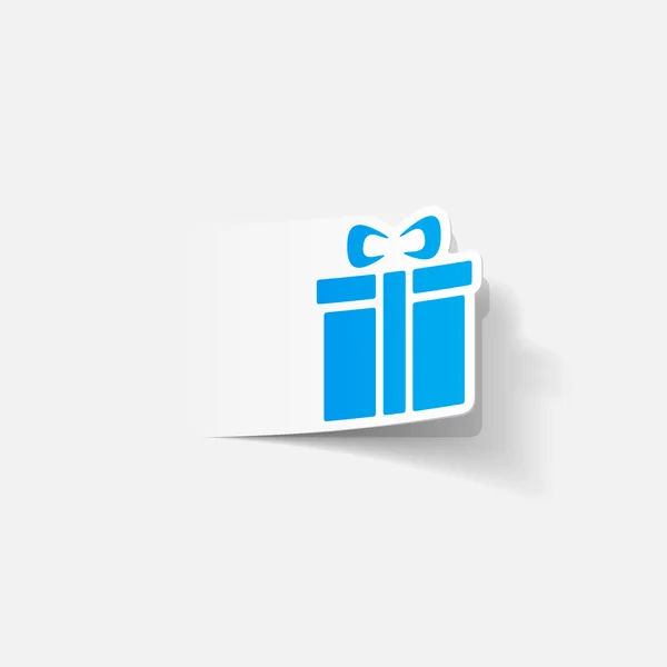 Icono de caja de regalo — Archivo Imágenes Vectoriales