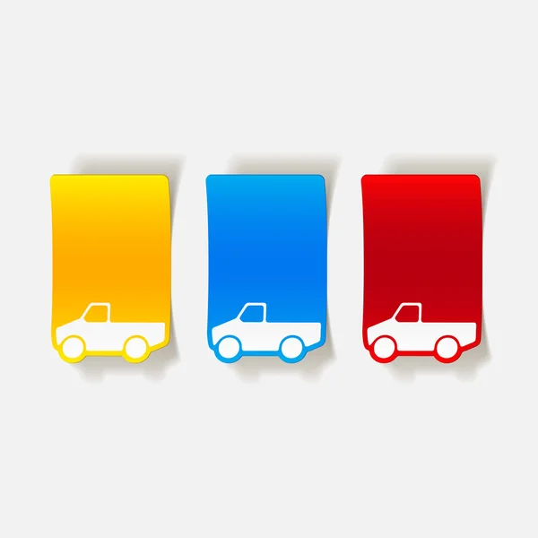 Auto pick-up pictogram — Stockvector