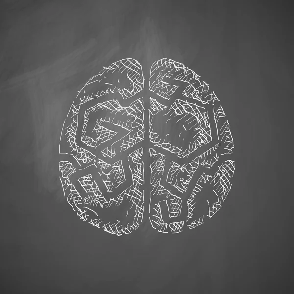 Icono del cerebro — Vector de stock