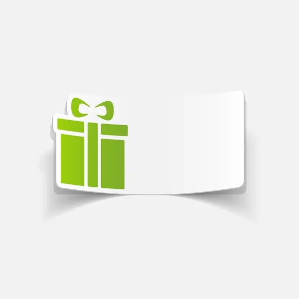 Icono de caja de regalo — Vector de stock