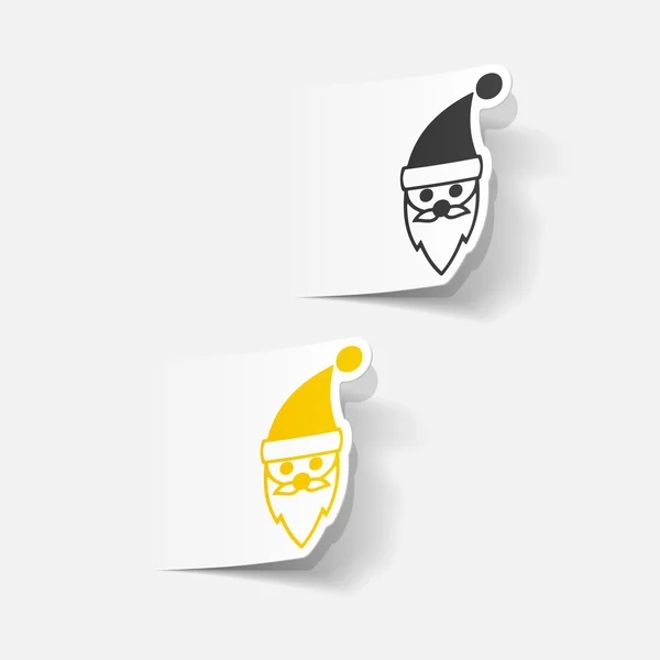 Kerstman pictogram — Stockvector