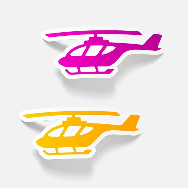 Icône hélicoptère — Image vectorielle