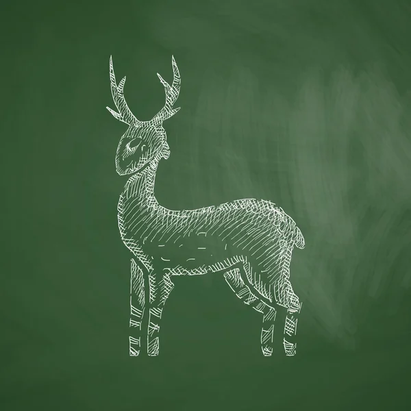 Icono de ciervo — Archivo Imágenes Vectoriales