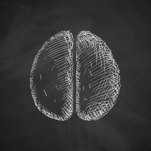 Icono del cerebro — Vector de stock