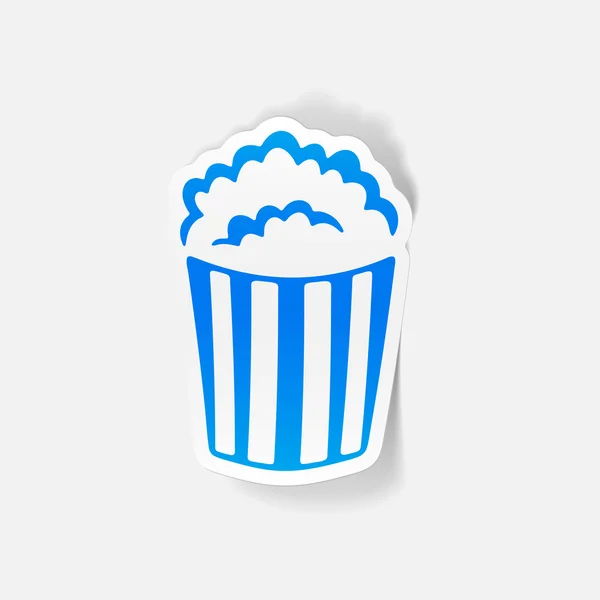 Realistisches Gestaltungselement: Popcorn — Stockvektor