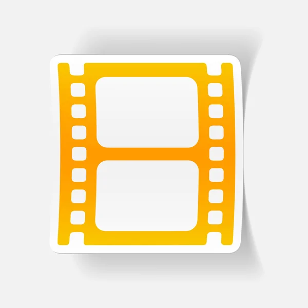 Realistic design element: film — Stock Vector