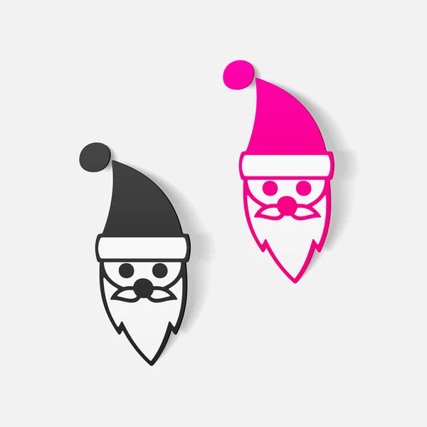 Santa Claus icon — Stock Vector