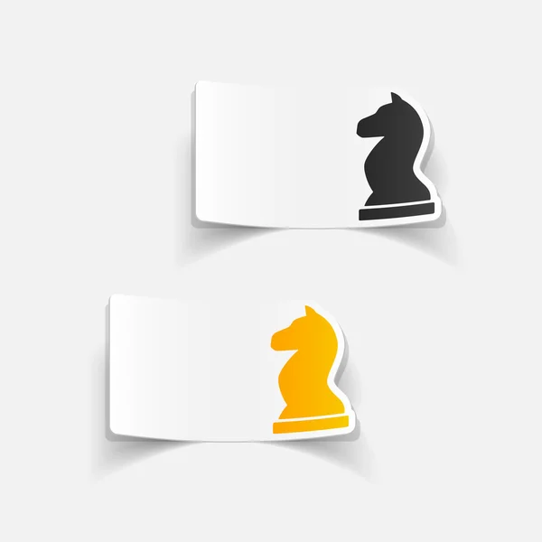 Realistisches Gestaltungselement: Schach — Stockvektor