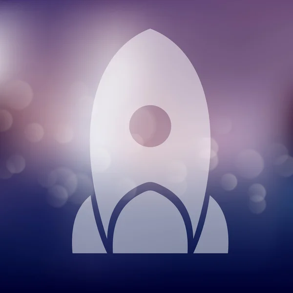 Raket ikon illustration — Stock vektor