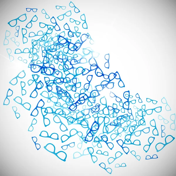 Абстрактный фон: очки — стоковый вектор