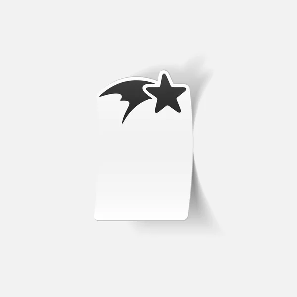 Estrella de Navidad icono — Vector de stock