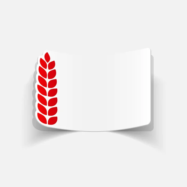 Ears of wheat icon — Stock Vector