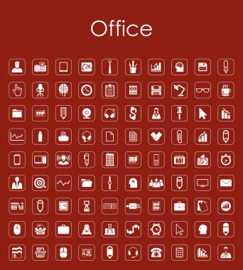 Office basit simgeler kümesi