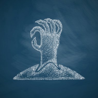 El ikonu. Vektör illüstrasyonu