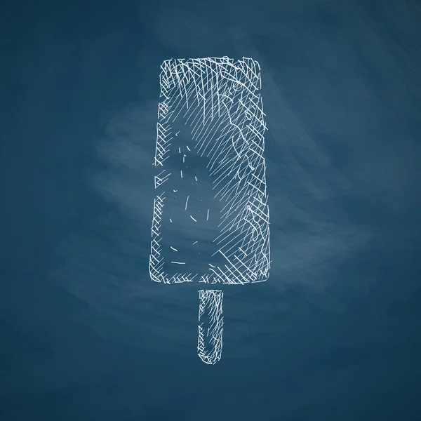 Icono de hielo. Ilustración vectorial — Vector de stock