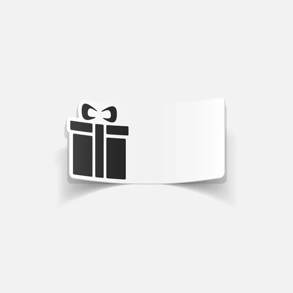 Icono de caja de regalo — Archivo Imágenes Vectoriales