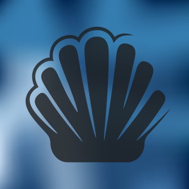 Arka plan bulanık simgesine kabuk