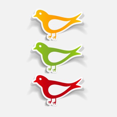 gerçekçi tasarım öğesi: kuş