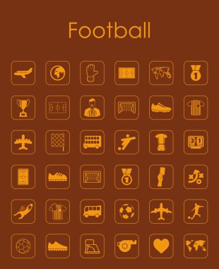 Futbol basit simgeler kümesi